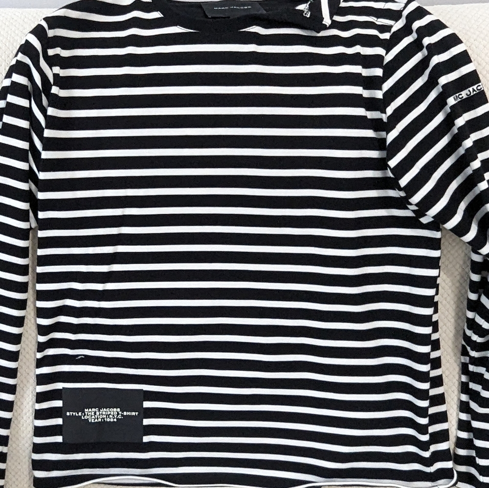 Marc Jacobs long sleeve striped crew